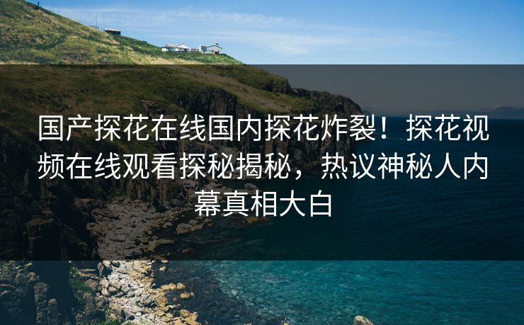 国产探花在线国内探花炸裂！探花视频在线观看探秘揭秘，热议神秘人内幕真相大白  第1张